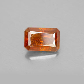 1.86 ct Orange Sphalerite Stone, Natural Sphalerite in Octagon / Scissor Cut Shape for Sale