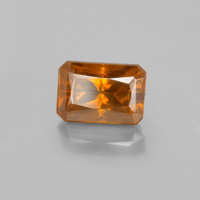 2.23 ct Orange Sphalerite Stone, Natural Sphalerite in Octagon / Scissor Cut Shape for Sale