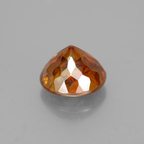 Sphalerite Gemstone in 7 mm (calibrated) Size for Sale, Sphalerite Stone in Reddish Orange Color
