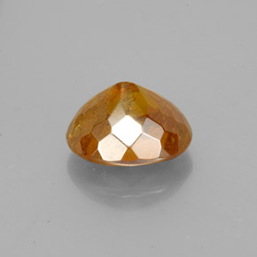 Sphalerite Gemstone in 7.3 x 6.3 mm Size for Sale, Sphalerite Stone in Yellow Golden Color
