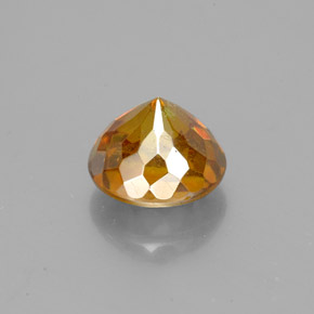 Sphalerite Gemstone in 6.5 mm (calibrated) Size for Sale, Sphalerite Stone in Reddish Orange Color