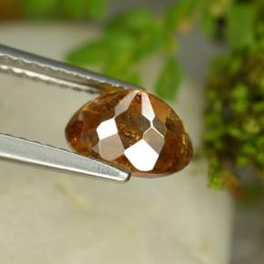 Sphalerite Gemstone in 8 x 6 mm (calibrated) Size for Sale, Sphalerite Stone in Orange Color