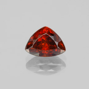 2.23 ct Orange Sphalerite Gemstone, Sphalerite Gem in Trillion Facet Shape for Sale.