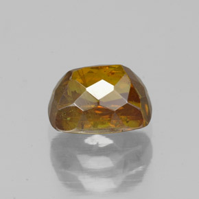 Sphalerite Gemstone in 6.9 x 5.2 mm Size for Sale, Sphalerite Stone in Reddish Orange Color