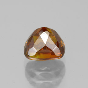 Sphalerite Gemstone in 6.2 x 5.5 mm Size for Sale, Sphalerite Stone in Reddish Orange Color