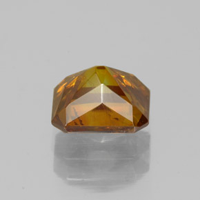 Sphalerite Gemstone in 6.6 x 5.8 mm Size for Sale, Sphalerite Stone in Reddish Orange Color