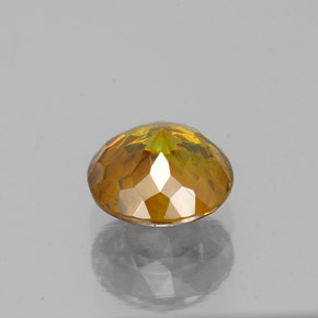 Sphalerite Gemstone in 6.5 mm (calibrated) Size for Sale, Sphalerite Stone in Reddish Orange Color