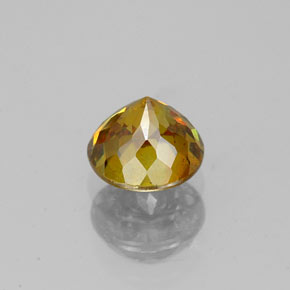 Sphalerite Gemstone in 5.5 mm Size for Sale, Sphalerite Stone in Yellow Golden Color
