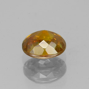 Sphalerite Gemstone in 5.6 x 4.7 mm Size for Sale, Sphalerite Stone in Reddish Orange Color