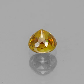 Sphalerite Gemstone in 4 mm (calibrated) Size for Sale, Sphalerite Stone in Yellow Golden Color