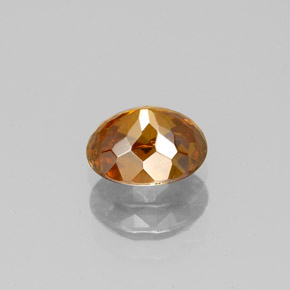 Sphalerite Gemstone in 6.4 x 5.2 mm Size for Sale, Sphalerite Stone in Reddish Orange Color