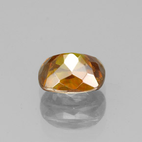 Sphalerite Gemstone in 6.5 x 5.3 mm Size for Sale, Sphalerite Stone in Reddish Orange Color