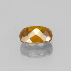 Sphalerite Gemstone in 6.5 x 4.6 mm Size for Sale, Sphalerite Stone in Deep Orange Color