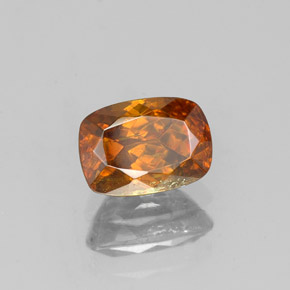 1.07 ct Orange Sphalerite Stone, Natural Sphalerite in Cushion-Cut Shape for Sale