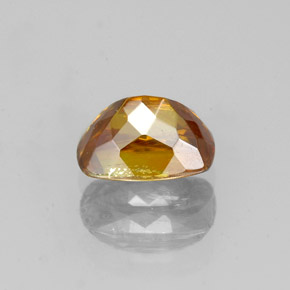 Sphalerite Gemstone in 6.5 x 4.6 mm Size for Sale, Sphalerite Stone in Orange Color