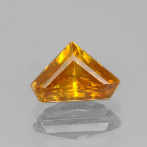 1.20 ct Orange Sphalerite Gemstone, Sphalerite Gem in Pentagon Shape for Sale.