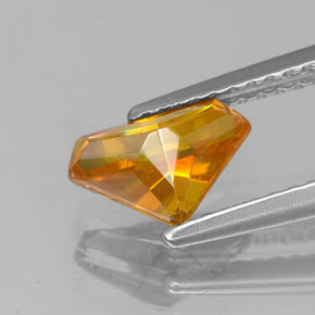 Sphalerite Gemstone in 8.3 x 5.6 mm Size for Sale, Sphalerite Stone in Orange Color