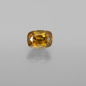 0.62 ct Gold Sphalerite Gemstone, Sphalerite Gem in Cushion-Cut Shape for Sale.