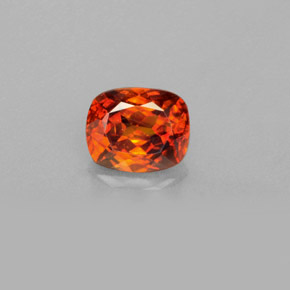 1.97 ct Orange Sphalerite Gemstone, Sphalerite Gem in Cushion-Cut Shape for Sale.
