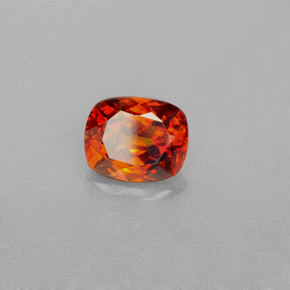 1.97 ct Orange Sphalerite Stone, Natural Sphalerite in Cushion-Cut Shape for Sale