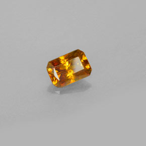 0.75 ct Yellow Sphalerite Stone, Natural Sphalerite in Octagon / Scissor Cut Shape for Sale