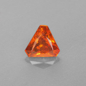 1.01 ct Orange Sphalerite Gemstone, Sphalerite Gem in Fancy Facet Shape for Sale.