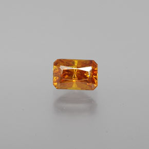0.68 ct Yellow Sphalerite Gemstone, Sphalerite Gem in Octagon / Scissor Cut Shape for Sale.