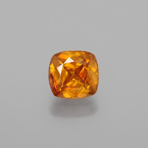 1.03 ct Yellow Sphalerite Gemstone, Sphalerite Gem in Cushion-Cut Shape for Sale.