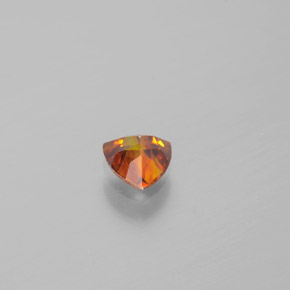 Sphalerite Gemstone in 4.8 x 4.7 mm Size for Sale, Sphalerite Stone in Reddish Orange Color
