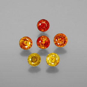 1.65 ct Multicolor Sphalerite Gemstone, Sphalerite Gem in Round Facet Shape for Sale.