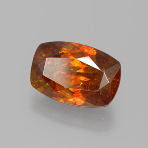 3.48 ct Orange Sphalerite Stone, Natural Sphalerite in Barrel Shape for Sale