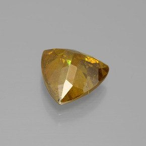 Sphalerite Gemstone in 11 x 11 mm (calibrated) Size for Sale, Sphalerite Stone in Yellow Golden Color