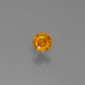 0.13 ct Gold Sphalerite Gemstone, Sphalerite Gem in Diamond-Cut Shape for Sale.