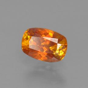0.35 ct Orange Sphalerite Stone, Natural Sphalerite in Cushion-Cut Shape for Sale