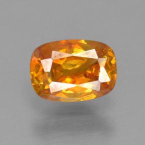0.54 ct Gold Sphalerite Gemstone, Sphalerite Gem in Cushion-Cut Shape for Sale.