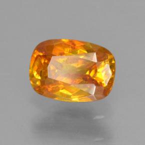 0.54 ct Gold Sphalerite Stone, Natural Sphalerite in Cushion-Cut Shape for Sale