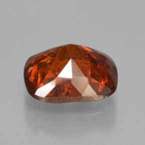 Sphalerite Gemstone in 8.9 x 7.9 mm Size for Sale, Sphalerite Stone in Reddish Orange Color