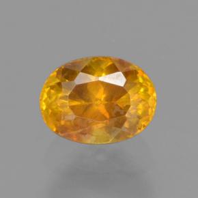 0.6ct Oval Facet Yellow Golden Sphalerite for sale thumb image of 0.6ct Oval Facet Yellow Golden Sphalerite (ID: 466479)