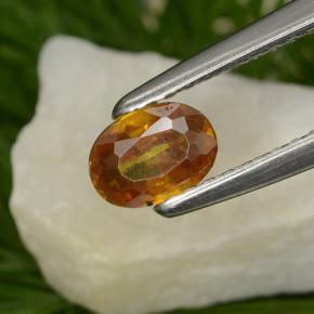 0.4ct Oval Facet Reddish Orange Sphalerite for sale thumb image of 0.4ct Oval Facet Reddish Orange Sphalerite (ID: 466485)