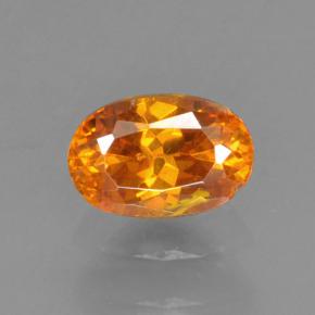 0.5ct Oval Facet Yellow Golden Sphalerite for sale thumb image of 0.5ct Oval Facet Yellow Golden Sphalerite (ID: 466489)