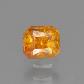 0.35 ct Yellow Sphalerite Gemstone, Sphalerite Gem in Octagon Step Cut Shape for Sale.