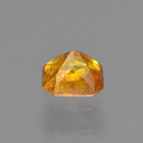 Sphalerite Gemstone in 4 x 3.5 mm Size for Sale, Sphalerite Stone in Yellow Golden Color