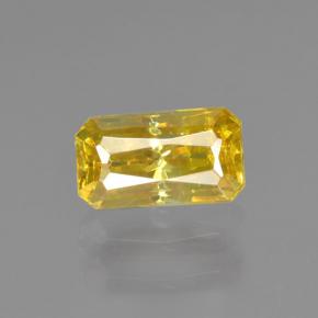 0.67 ct Yellow Sphalerite Gemstone, Sphalerite Gem in Octagon / Scissor Cut Shape for Sale.