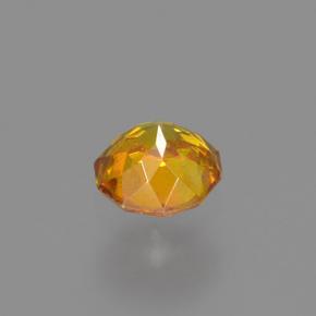Sphalerite Gemstone in 3.7 mm Size for Sale, Sphalerite Stone in Yellow Orange Color