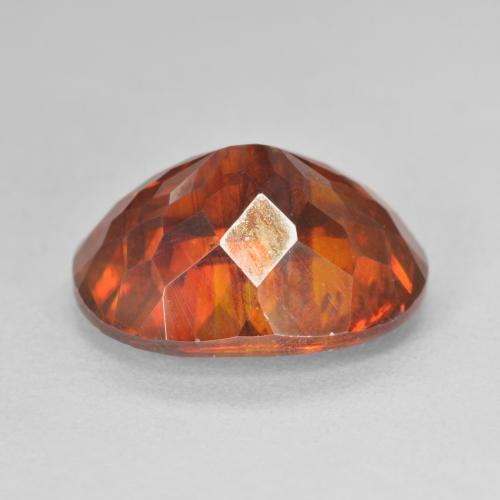 Sphalerite Gemstone in 14.9 x 11.6 mm Size for Sale, Sphalerite Stone in Deep Orange Color