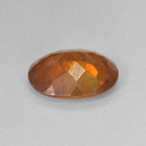 Sphalerite Gemstone in 11 x 9 mm (calibrated) Size for Sale, Sphalerite Stone in Warm Orange Color