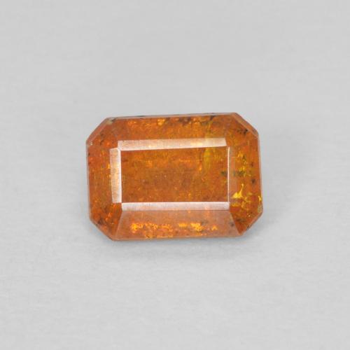 Sfalerite 5,6 x 4mm arancione Taglio ottagonale dal Congo, peso di 0,66 ct, gemma naturale non trattati in purezza SI-I1, 1 pezzo Sfalerite - Colore: Arancio Medio, durezza Mohs di 3,5 - 4, Photo A