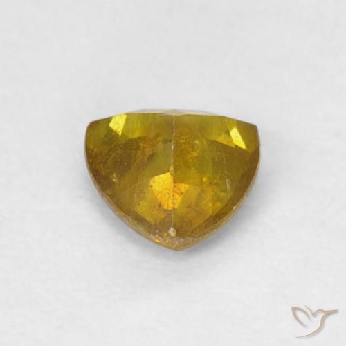 Sphalerite Gemstone in 5 x 5 mm (calibrated) Size for Sale, Sphalerite Stone in Brownish Golden Color
