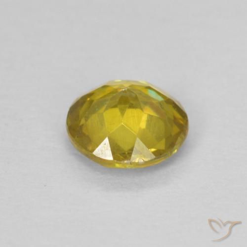 Sphalerite Gemstone in 5 mm (calibrated) Size for Sale, Sphalerite Stone in Autumn Yellow Color