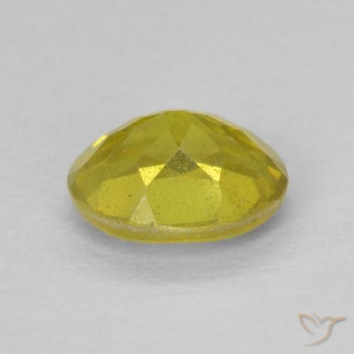 Sphalerite Gemstone in 5.3 x 4.3 mm Size for Sale, Sphalerite Stone in Medium Yellow Color